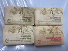 4 Vintage Paddywax Eco Green riple-Milled Shea Butter Soap Bundle 7oz