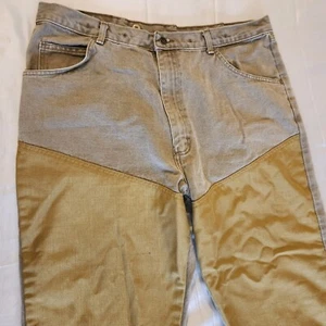 VTG Wrangler Brushpopper Pants Mens 40x34 (38x34) *READ* Brush Guard Double Knee - Picture 1 of 9