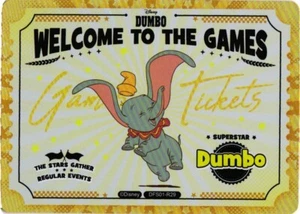 2024 Card.Fun Disney All-Star Sports Invitation Games Ticket DFS01R29 Dumbo - Picture 1 of 2