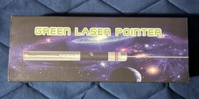 Bright Green Laser Dot Beam Laser Pointer Pen with Storage Case - Image 1 of 4