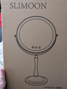 10X LED Lighted Portable Makeup Mirror Magnifying with Locking Suction Cup USA - Picture 1 of 4