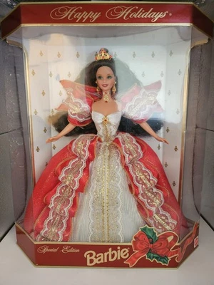 Barbie Happy Holidays 1997 Green Eyes edición especial rara Foto 1 de 4