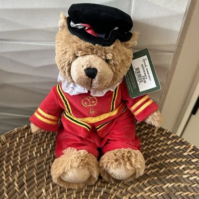 Oso de peluche Harrods Store Beefeater sentado 11" Knightsbridge London nuevo con etiquetas Foto 1 de 4