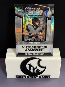 Brady Edmunds (RC | #1/1 | Proof) -- 2025 Leaf Optichrome | Ohio State Buckeyes - Bild 1 von 2