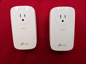 TP-Link AV2000 2-Port Gigabit Powerline Adapter TL-PA9020P - Tested / Working - Photo 1/3