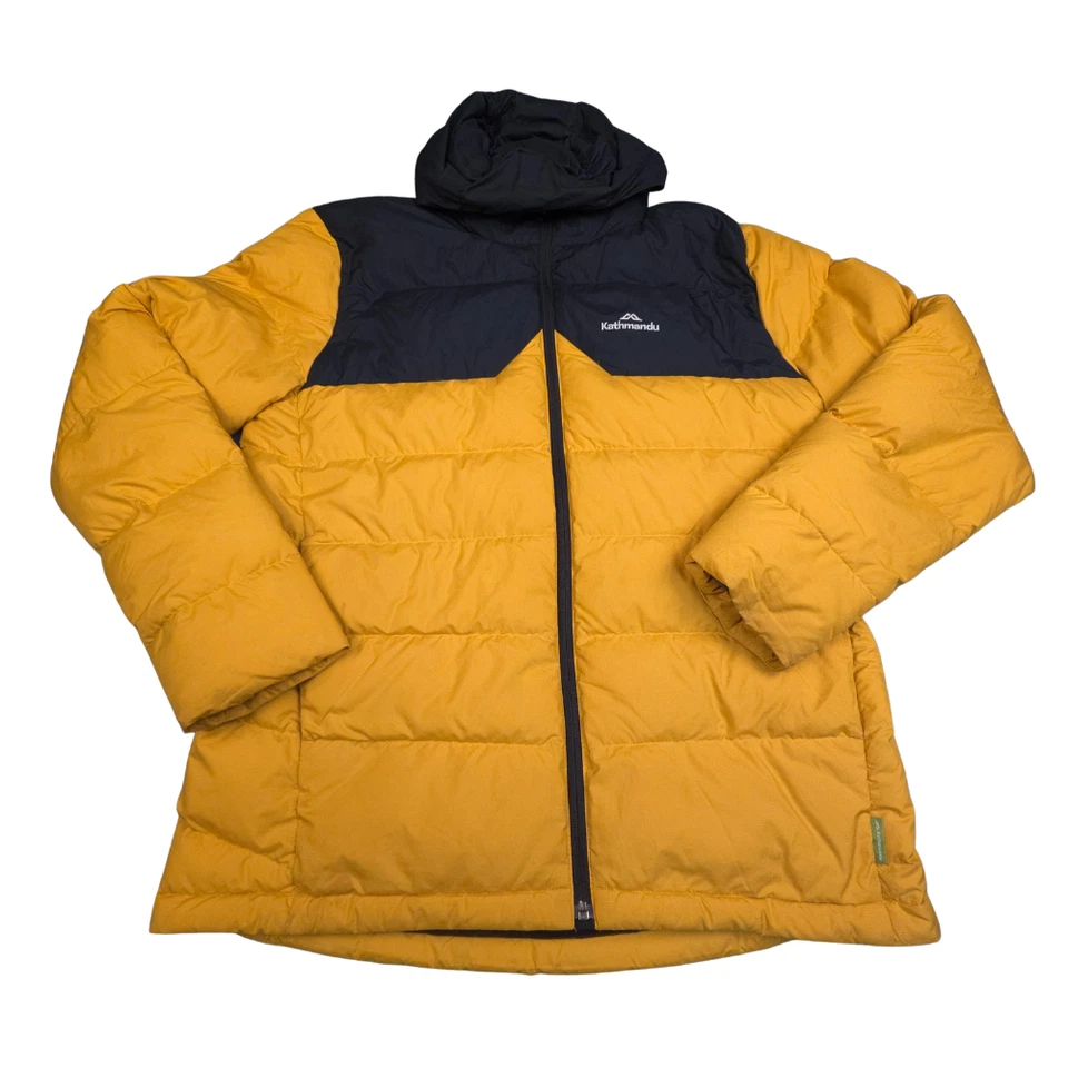 Chaqueta Katmandú Hombre GRANDE Amarilla 600 Relleno Power Manga Larga Puffer Talla L Foto 1 de 4