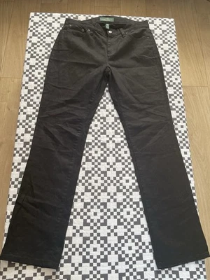 Ralph Lauren Black Ladies Jeans Size 8 In Great Condition - Image 1 of 4