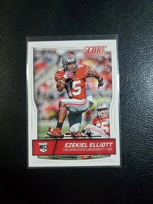 2016 Score #344 Ezekiel Elliott RC Cowboys Dallas(D) - Image 1 of 2