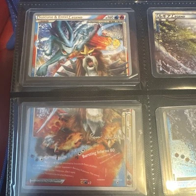 Pokemon Extremely Rare Set! Suicune & Entei Legend #94 & #95-2011 World Champion - Image 1 of 4