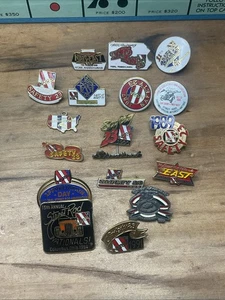 Lot Of Vintage NSRA Street Rod Nats East Lapel Pins York Long Island Ohio B61 - Picture 1 of 6