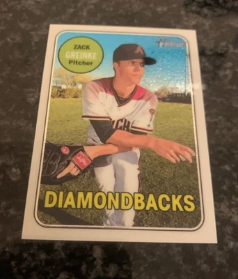 2018 Topps HERITAGE #THC-254 ZACK GREINKE........ONLY 517/999 - Image 1 of 2