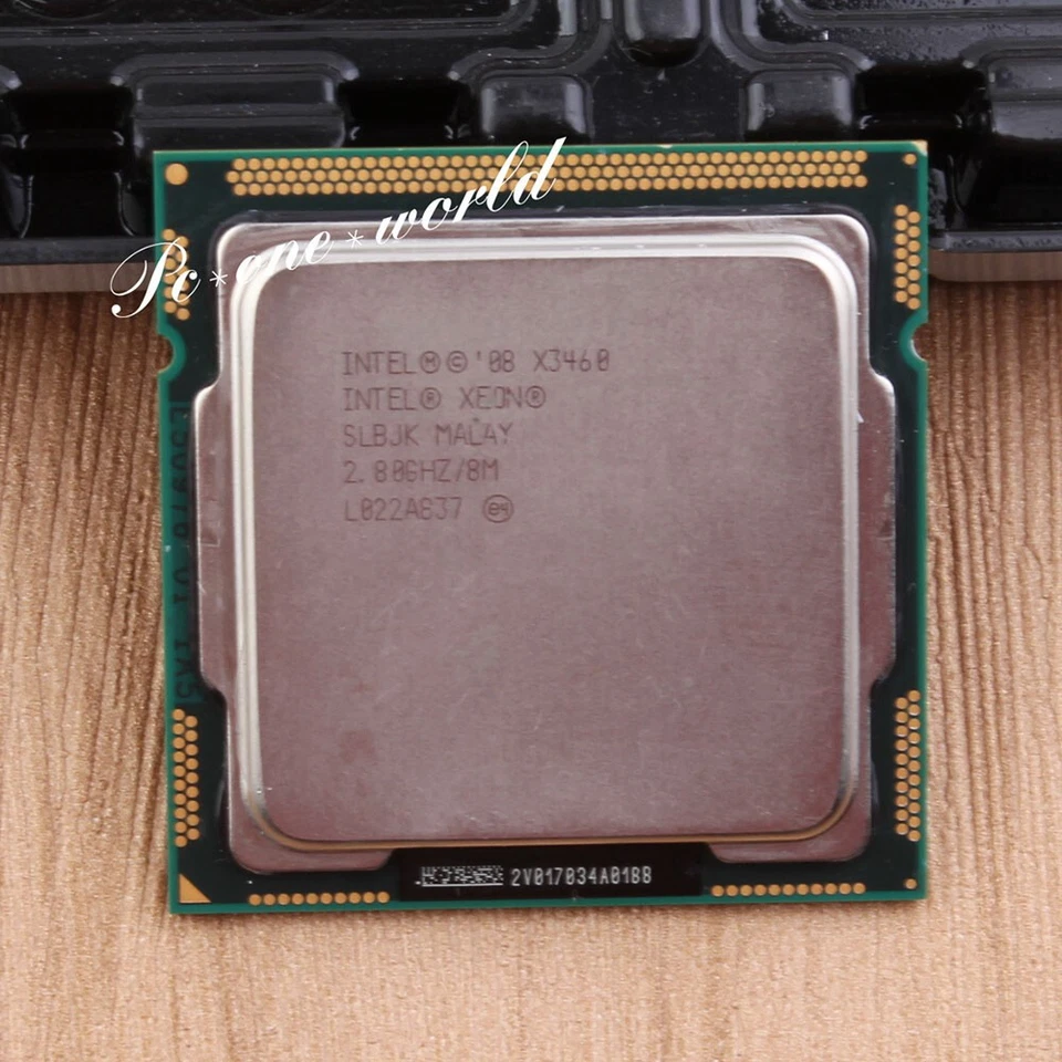 100% OK SLBJK Intel Xeon X3460 2.8GHz Processor Socket 1156 CPU 2.5 GT/s DMI - Image 1 of 1