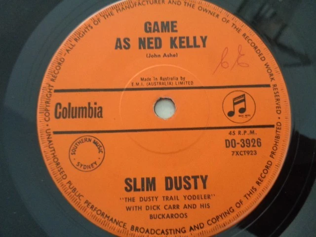 SLIM DUSTY - GAME AS NED KELLY - image 1 of 1