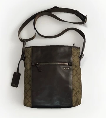 Bolso Bandolera TUMI Voyager Lona Cuero Foto 1 de 4