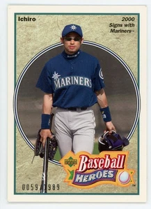 2002 Upper Deck Ichiro Suzuki Baseball Heroes #HB11 #/2002 Mariners - Picture 1 of 1