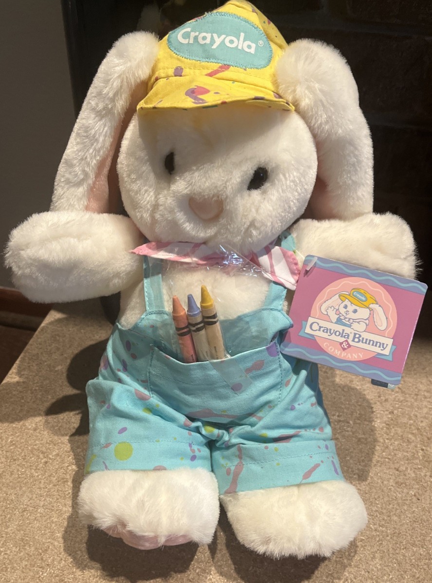 Teddy Betsy Bear Crayola Bunny ぬいぐるみ s-l400.jpg