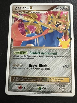 Zacian LV. X SWSH135 SWSH: Sword & Shield Promo Cards Holo - Image 1 of 2