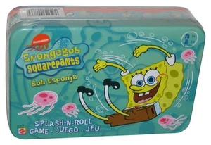 SpongeBob Squarepants Splash-N-Roll (2002) Mattel Game w/ Tin - Picture 1 of 3