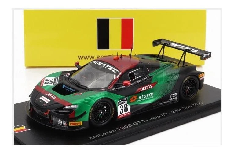 McLaren 720S GT3 Jota Spa 2022 Kirchhofer-Wilkinson-Bell 1 43 SPARK SB503