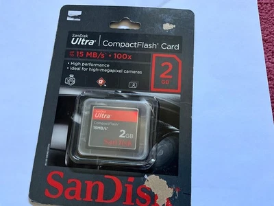 1 pieza 2 GB NUEVO Sandisk ULTRA memoria flash compacta CF I DSLR CF Nikon Canon Foto 1 de 4