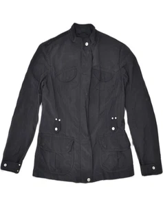 GEOX Womens Respira Utility Jacket UK 8 Small Black Polyester DX03 - Picture 1 of 4