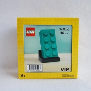 Lego 6346101 Promotional BUILDABLE 2x4 TEAL BRICK Retired Building Block GWP - Picture 1 of 6