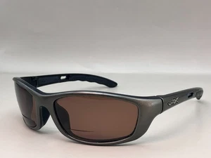 WILEY X Z87-2 Sunglasses Frames Only Silver Wrap Catwan 1308T - Picture 1 of 15