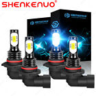 For Gmc K1500 K2500 Suburban 4X 8000K Hi&Low Front Led Headlight Bulbs Combo Kit