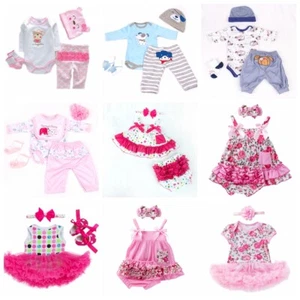 22" Reborn Baby Doll Clothes Dress Clothing For Newborn Boy/Girl Dolls Accessory - Picture 1 of 14