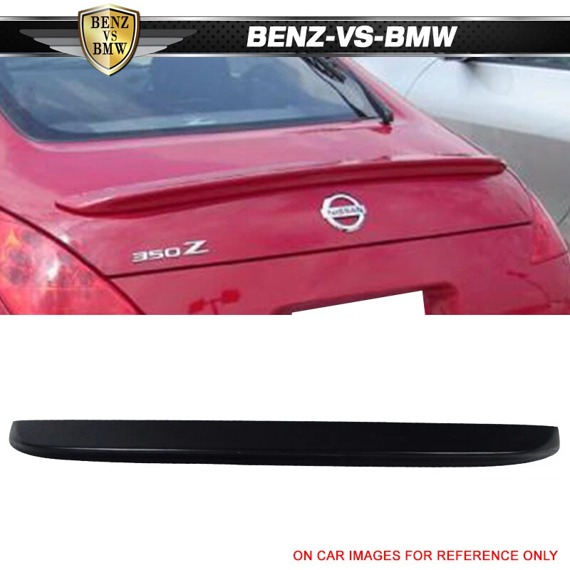 UAS Stock For 03-09 Nissan 350Z OE Style Trunk Spoiler Wing Unpainted ABS - Image 1 of 4