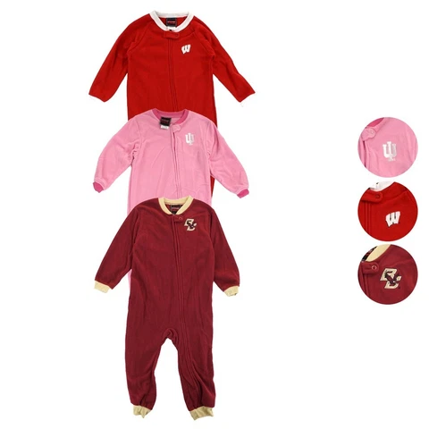 NCAA Full Zip Team Logo Blanket Sleeper Collection Toddler Size (2T-4T) Cover
