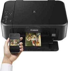 Canon Pixma MG3650S Multifunction Inkjet Wireless WiFi Printer - Black- with Ink - Picture 1 of 8