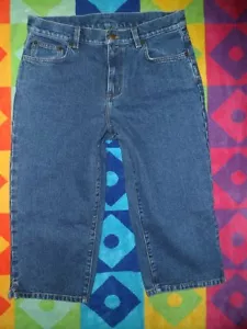 Jeans donna RALPH LAUREN 10p Petite vita alta Capri blu 30x17,5 gamba affusolata - Foto 1 di 5
