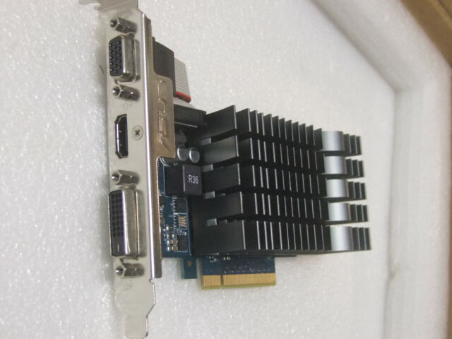 GT720-1GD3-CSM  Asus NVIDIA GeForce GT 720 1GB GDDR3 VGA/DVI/HDMI Low  Profile PCI-Express Video Card