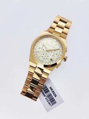Reloj Michael Kors Damas MK5926 Channing Tono Dorado Cronógrafo NUEVO GENUINO Foto 1 de 4
