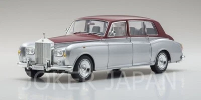 KYOSHO ORIGINAL 1/18scale Rolls Royce Phantom VI (Silver / Red) KS08905SR JDM - Image 1 of 2