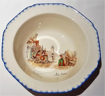 Parrot & Co Coronet Ware Dessert Serving Bowl c1921-59 Sweet Nell of Old Drury - Image 1 of 3