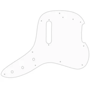 USA CUSTOM PICKGUARD für FENDER® 1978 MUSICMASTER BASS® - 3 Ply PG WHITE WBW - Bild 1 von 1