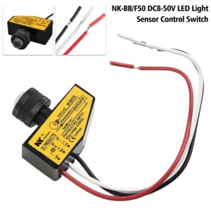 Automatischer Lichtsteuerungssensor DC12V 48V Dämmerungslicht Fotozellenschalter - Picture 1 of 19