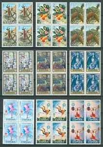 ESPAÑA 1972 - 23 BLOQUES DE 4 SELLOS - MNH - Foto 1 di 3