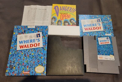 Where's Waldo for NES Nintendo Complete In Box CIB Near Mint Shape - Image 1 of 4