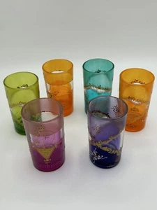 6 Stück Set Ägyptische Soda Limette Gläser Al-Gawhara - Bild 1 von 10