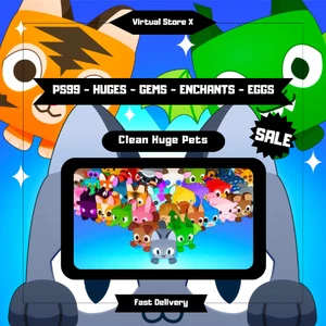 Roblox - PS99 - Pet Simulator 99 - Eggs - Huge - Enchants - Gems - Cheapest!!