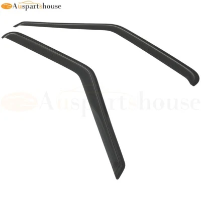 Black Window Visor Vent Sun Rain Guard For 1995-2005 Chevrolet Blazer 2-Door - Image 1 of 4