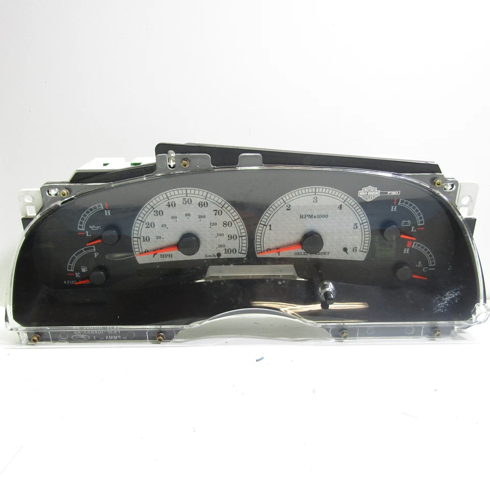 Ford F-150 2000 Harley-Davidson velocímetro cuadro de instrumentos fabricante de equipos originales 5,4 L 253 k Foto 1 de 4