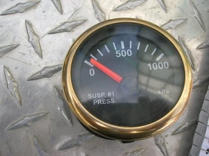 FREIGHTLINER  A22-63862-001 Gold Bezel Suspension #1 GAUGE 0-1000 kpa Metric - Bild 1 von 3