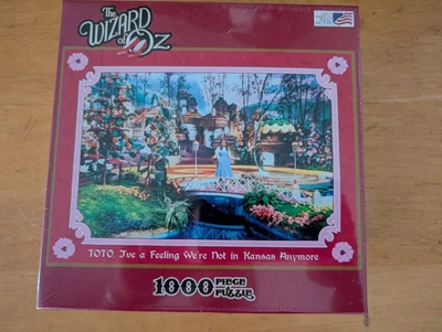 The Wizard of Oz 1000 Piece Jigsaw Puzzle Toto We’re Not in Kansas Anymore NEW! - Image 1 of 2