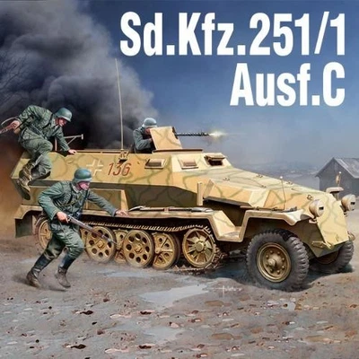1:35 ACADEMY Sd.Kfz. 251/1 Ausf. C Kit AC13540 - Immagine 1 di 2