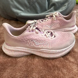Hoka Sz 7.5 Mach 6 Pink Lemonade Perfect Summer Running Shoes Rare - Picture 1 of 18