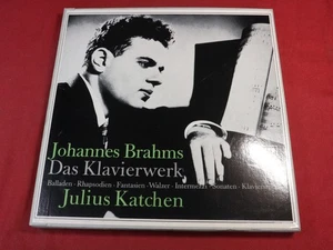 Brahms  DAS KLAVIERWERK  Julius Katchen - Decca SKB 17/1-4 Germany 4 LP-Box nm - Picture 1 of 4